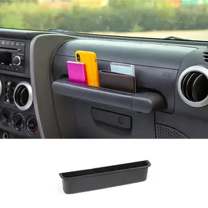 ABS Interior Co-pilot Armrest Storage-Box Handle For Jeep Wrangler JK 2007-2010 Car Accessories