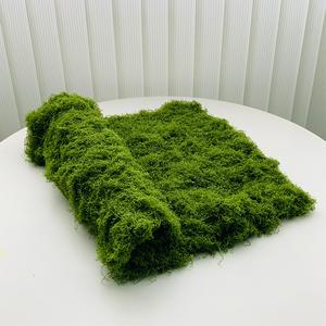 Artificial Moss, 1 Count Soft Non-fading Fake Moss, Decorative Plant for Home Living Room Bedroom Dining Room Wedding Party