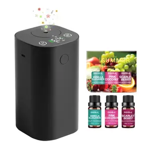 Waterless Diffuser for Essential Oil, Christmasgifts,Rechargeable Scent Diffuser Machine, 20ml Capacity,Mini Scent Air Machine, 4 Countdown Timers & 4 MistLevels for Home, Room, Car, Office, Fragrance Diffuser,Efficient Mist Output.