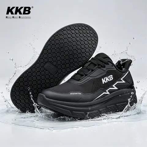 KKB Women's Slip-On Nurse Walking Shoes - Non-Slip, Oil-Safe Grip, Water-Resistant, Lightweight, Breathable, Cushioned, Arch Support Durable Women's Footwear for All-Day Standing in Hospitals, Kitchens, Restaurants
