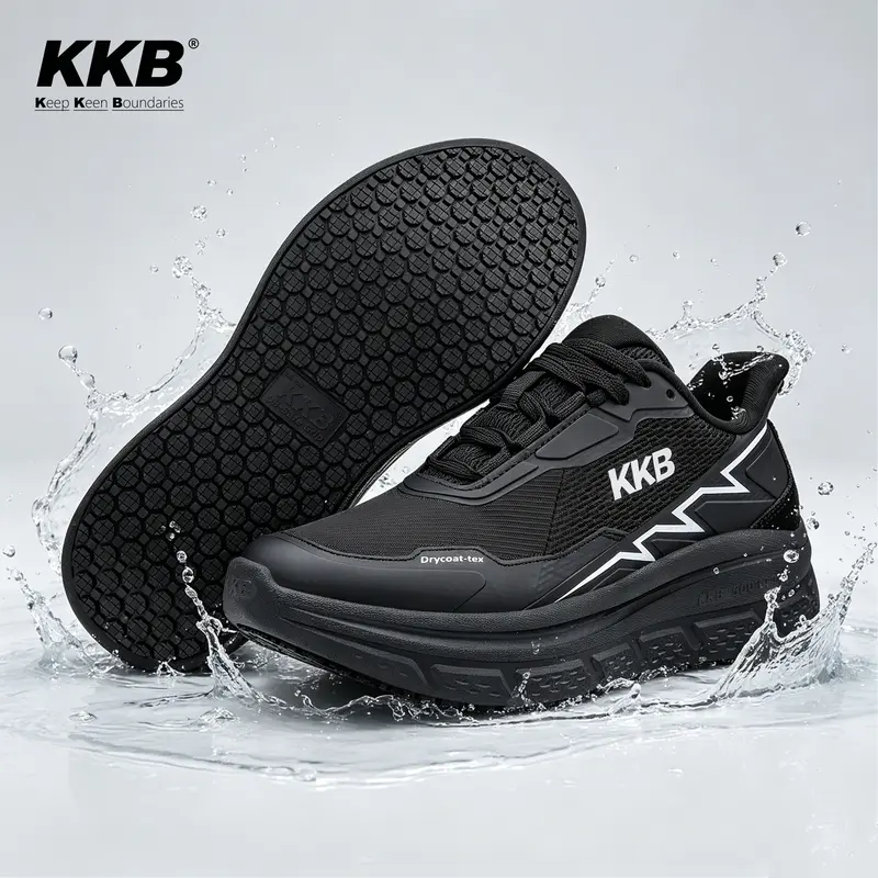 KKB Women's Slip-On Nurse Walking Shoes - Non-Slip, Oil-Safe Grip, Water-Resistant, Lightweight, Breathable, Cushioned, Arch Support Durable Women's Footwear for All-Day Standing in Hospitals, Kitchens, Restaurants