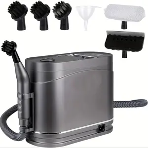 Handheld Steam Cleaner, Multi-Purpose Steam Cleaner 11-Piece Set, 1.2 Liter Capacity, Portable Appliances for Home, Upholstery, Grout, Tile, Car & More - Cleaning Machine, Household Items