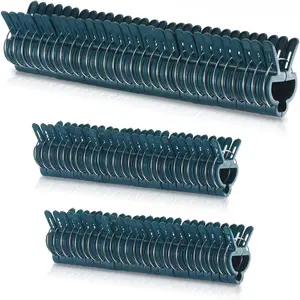 Support Clips, 80 count Gentle Flower  Clamps for Supporting Vine Climbing , Gardening Lever Loop Gripper Clips Help Stems Vines Grow Straight Upright, 2 Sizes in one Pack