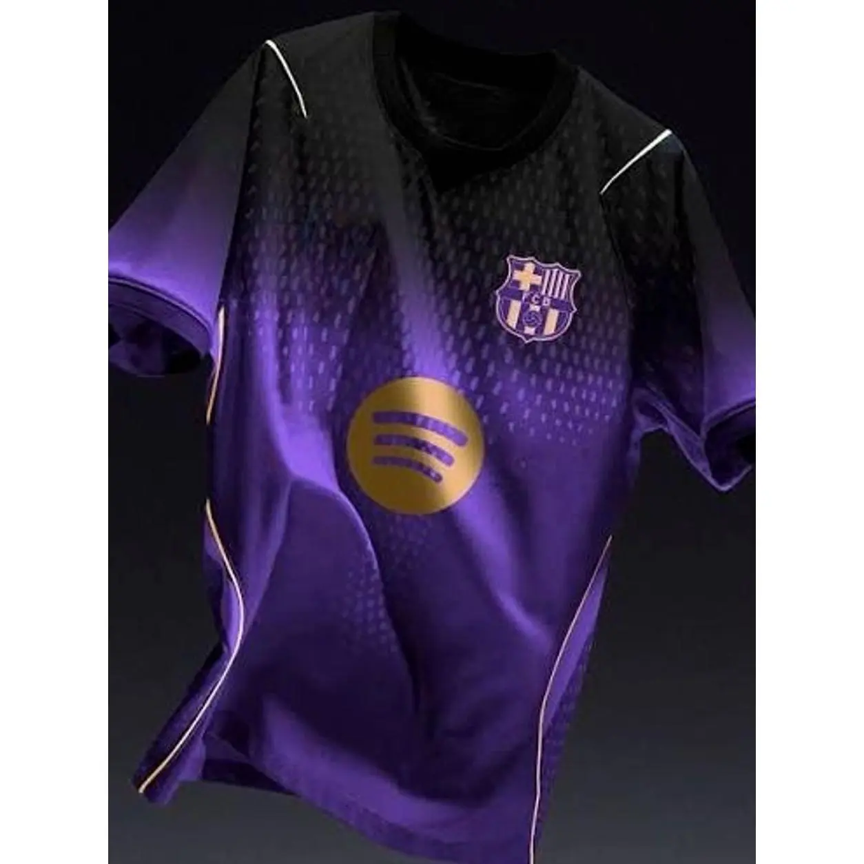 Unisex Purple Soccer Jersey Personalized Barcelona Away Stadium Shirt 2026-27 Away Shirt Football Shirt Breathable Fan Style