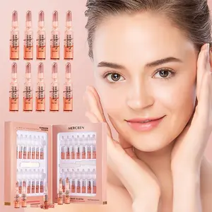 Sheep Placenta Collagen Moisturizing Serum, 28pcs/box Nourishing Facial Essence, Hydrating Facial Serum, Face Care Product for Women & Men, Ampoule Facial Serum