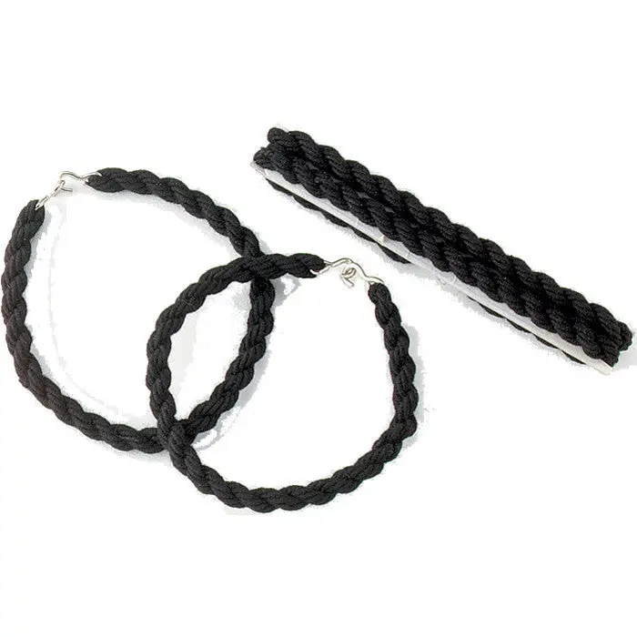 Women's Comfortable Black Cotton Blend Elastic Boot Blousing Straps - Tactical Accessories, 2 Garters per Set, Hook Closure, Elastic Band, for Military Personnel, Outdoor Work Bottoms