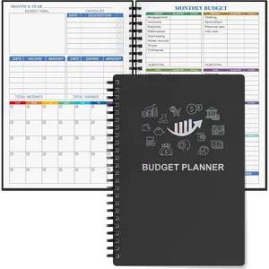 Undated A5 Budget Planner Monthly Finance Organizer Expense Tracker Notebook - Manage Your Money Effectively, Start Anytime, 100gsm Paper, 8.6x5.9 Inches, Silvery