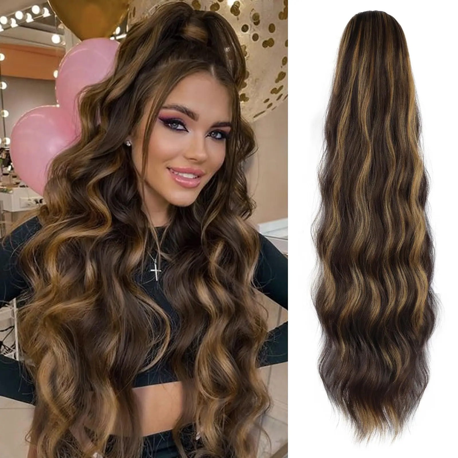 Dark Brown Mix Caramel Brown