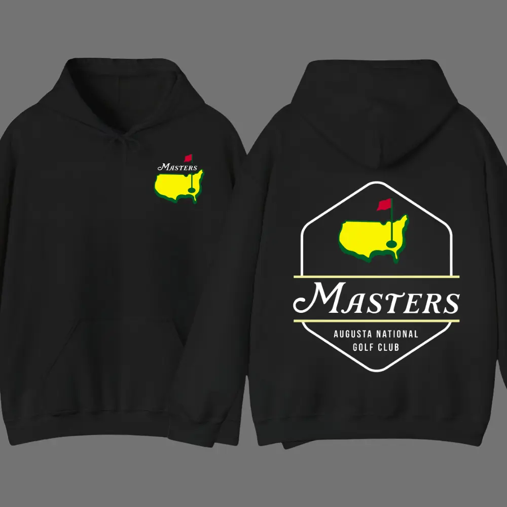 2026 Masters Tournament Augusta 92 Years Golf Hoodie, Vintage Golf Cup Graphic Hoodie for Men & Women, Unisex Golf Fan Gift Apparel