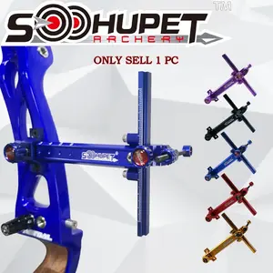 Soohupet 6 Inch Bow Sight, Universal Aluminum Alloy Bow Tuner, Compound Recurve Bow Tool, Archery Equipment, Shooting Accessories