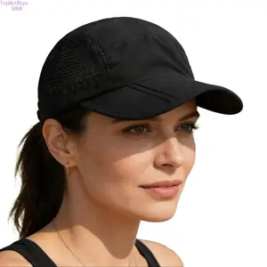 Unisex Foldable Breathable Mesh Baseball Cap - Quick-Drying Plain Protective, Comfortable Cooling, Smart Outdoor Styling Hat for Key Outdoor Activities, Comfortable Breathable Hats, Protective Hats