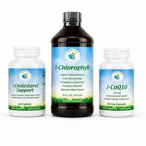 IFastFit ULTIMATE CHOLESTEROL + TRIGLYCERIDES PACK with Chlorophyll, Bergamot, and CoQ10 for Heart Health and Fitness Support - Vitamin
