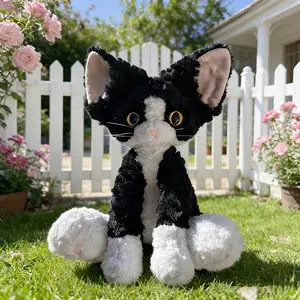Cute Rex Cat Plush Toy, Soft Curly Hair Pet Doll, Ideal Gift & Home Decor, Perfect for Cats & Dogs, Cozy & Adorable