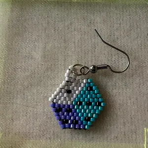 Dice earrings daith pierced jewelry