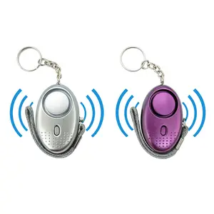 2-Pack Personal Security Alarm Keychain with LED Light