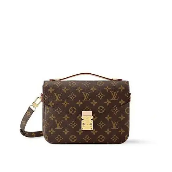 Pre-owned Louis Vuitton iconic monogram canvas satchel crossbody bag with S lock clasp