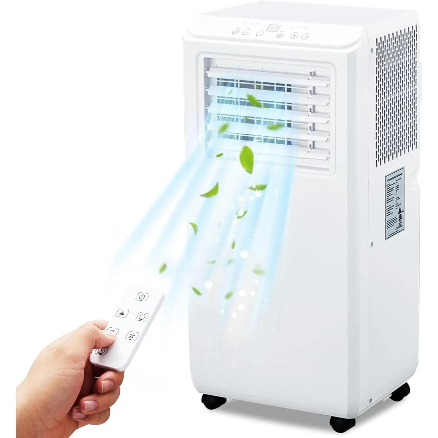 OP-Portable Air Conditioner, 3-In-1 Air Conditioner with 24-Hour Timer, Cooling/Dehumidifying/Fan/Low Noise/Energy Efficient, for Bedrooms, Offices