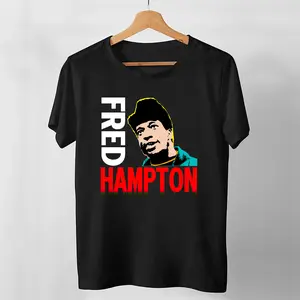 Fred Hampton 63 T Shirt For Boys Women Vintage Classic Tee Trending Unisex Shirt For Men Girls Music Band T Shirt Metal Music Band Shirts For Men Singer Shirt For Women
