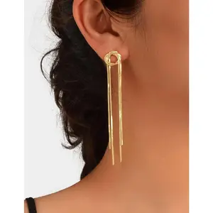 Gold Tassel Earrings