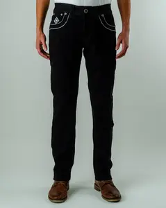 Arya Jeans  10 Denim Menswear - Premium Denim with Bold Pocket Embroidery & Western-Inspired Style