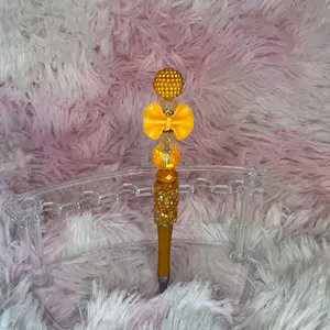 V3 - Beaded Orange Bow Sugar Pen [Premade]