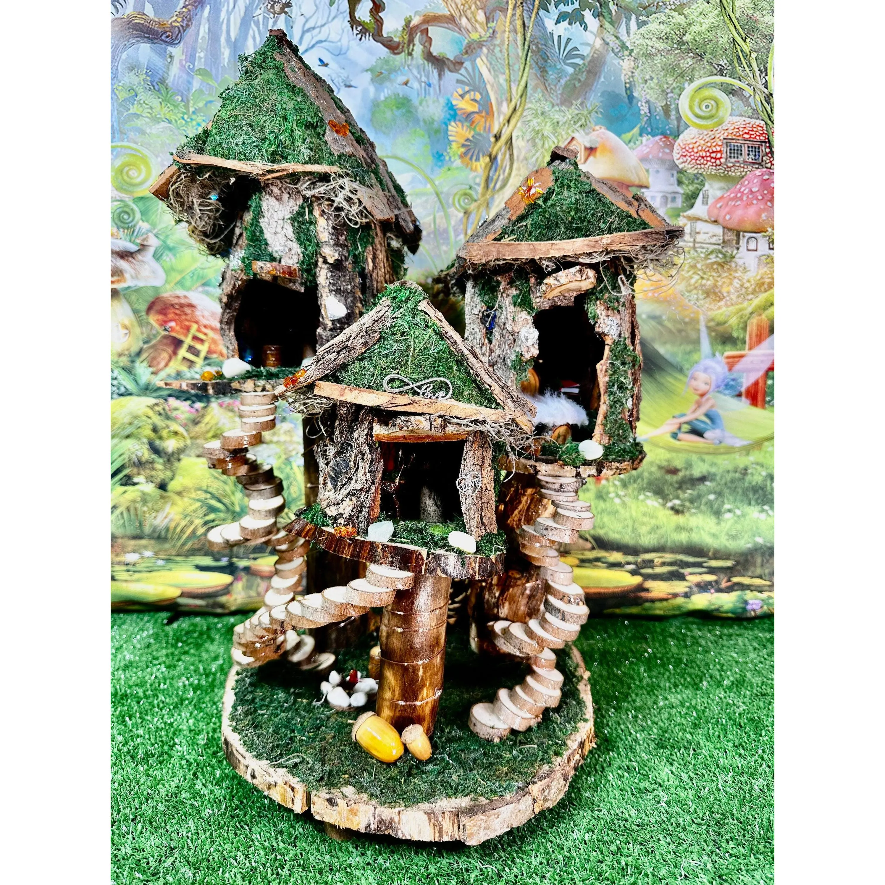 Fairy House Fully Decorated Fairy Houses In The Woods Fairy Houses For Sale Fairy House For Garden