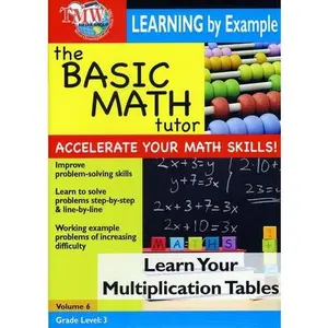 Basic Math Tutor Learn Your Multiplication Tables  [DVD Video Disc]
