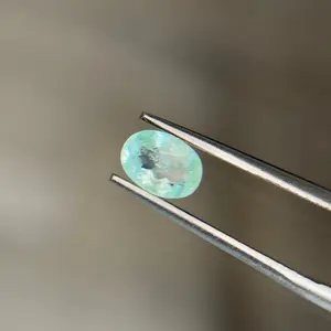 0.65 ct Natural Paraiba Tourmaline Blue Green – Oval Cut – Mozambique – AIG Certified
