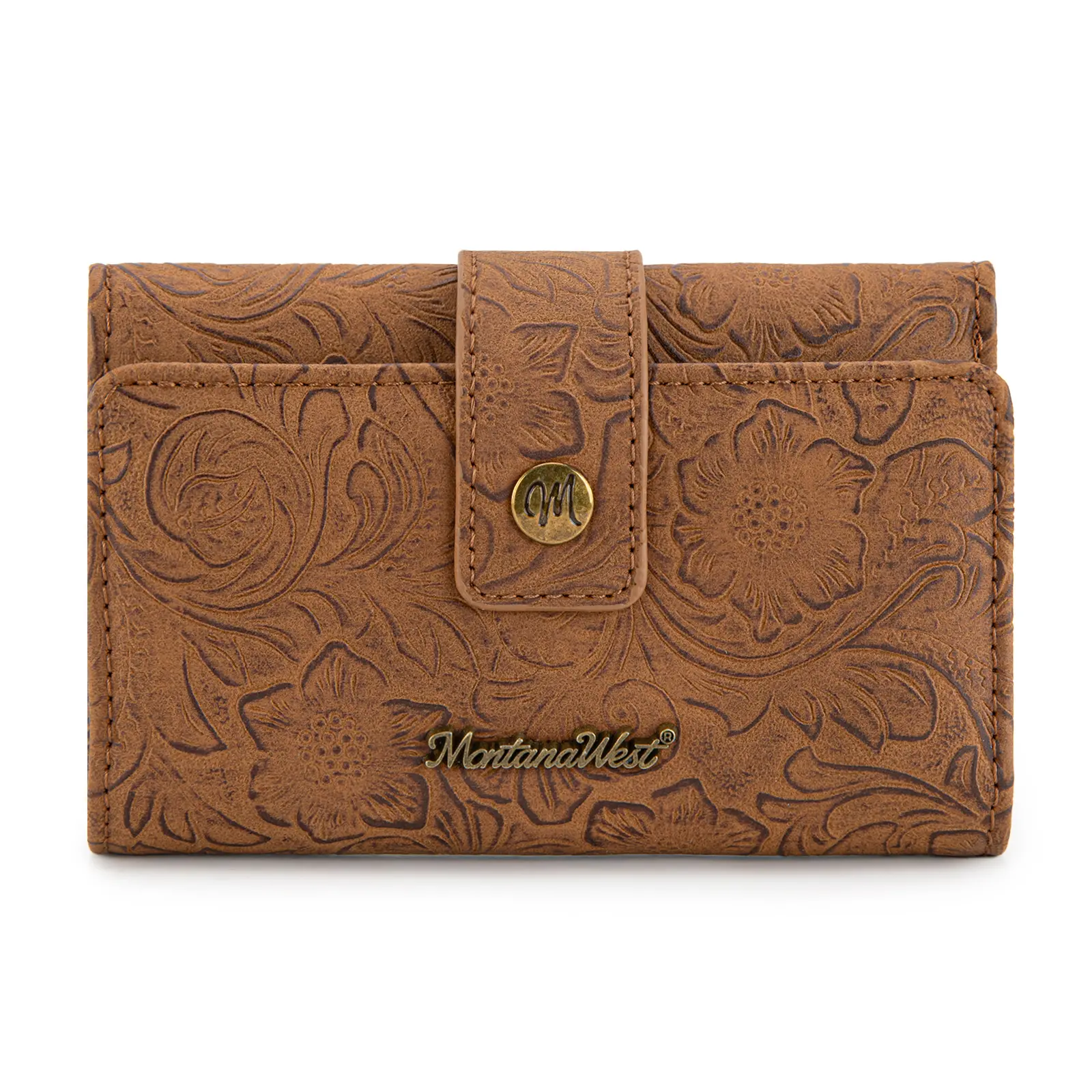 Montana West Small Wallets Woman Trifold RFID Blocking Wallet Ladies Female Credit Card Wallet Western Travel Wallets with ID Window