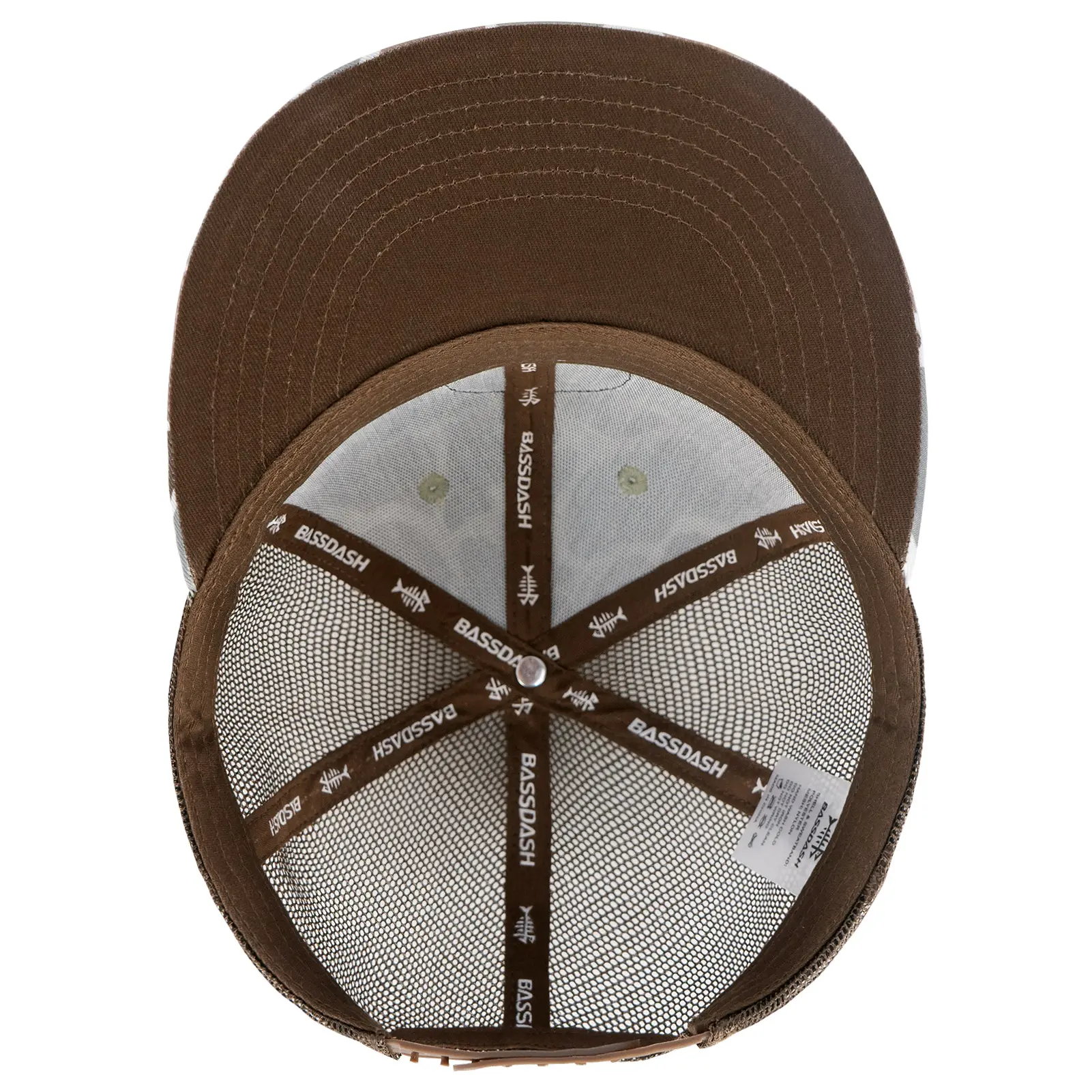 BASSDASH Flat Brim Trucker Cap Adjustable Snapback Hat Mesh Back For Men Women Fishing Hunting BASSDASH Flat Brim Trucker Cap Adjustable Snapback Hat Mesh Back For Men Women Fishing Hunting