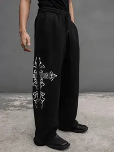 Men's Casual Trendy Knit Long Pants for Comfortable Everyday Wear, Stylish Design with Versatile Fit, Perfect for Relaxing and Social Outings