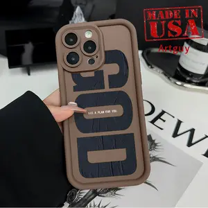 Phone case for iPhone 17 16 Pro Max 15 14 13 12 11 Air E XS XR God Has a Plan Advanced fashion gift Shockproof Silicone TPU Bumper Drop Protection Soft Cover