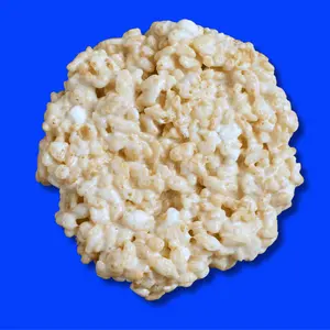 Goooey Original Rice Crispy Treat 5.5 Inches x 1 Inch x 2.8 oz (85g) - Ultra-Gooey Texture, Handmade, Marshmallow Flavor, Sea Salt, 1 Treat - Snack