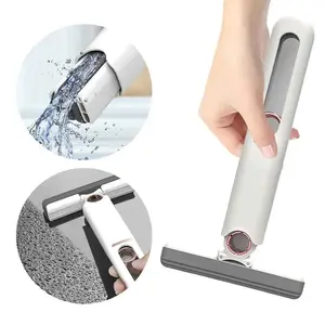 Mini Mops for Cleaning - Portable Squeeze Mop, Household Cleaning Tools for Home, Car, Glass, and Desk