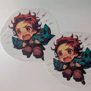 Demon Slayer-Tanjiro Glossy Permanent Stickers