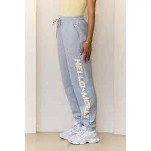 BASE Fleece Cuffed Sweatpants Grey Marle