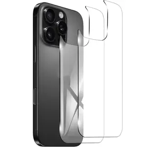Tempered Back Camera Lens Protector, 2 Counts HD Phone Back Camera Lens Protective Film, Phone Accessories Compatible with iPhone 15 Pro Max 16 Pro Max