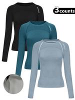 black + dark blue + light blue.