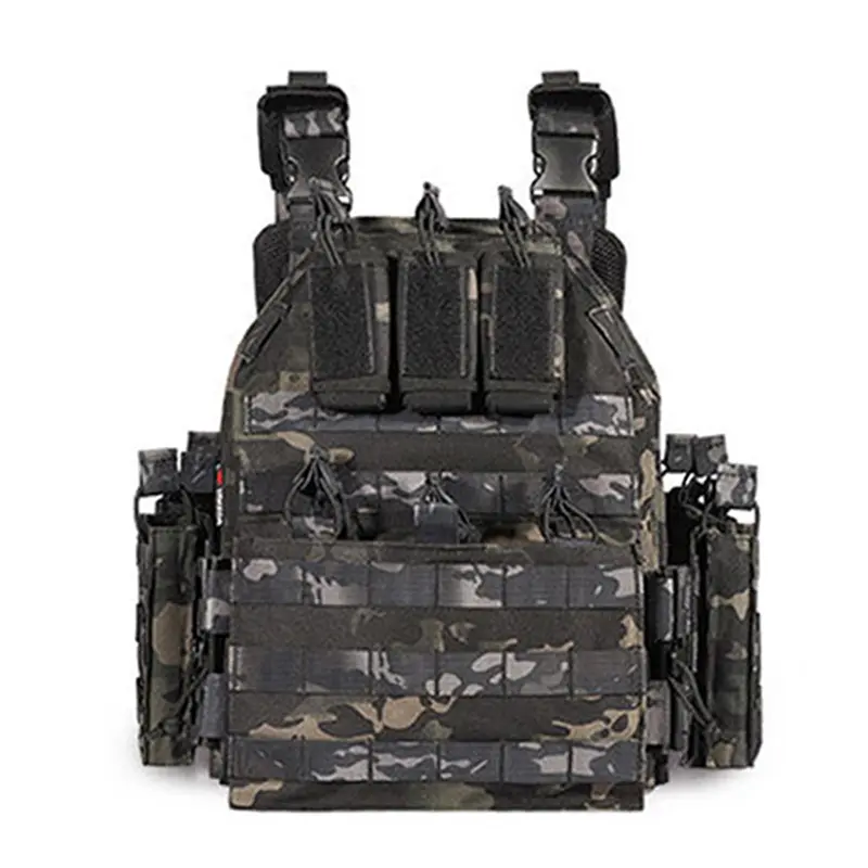 Outdoor Carrier Vest with Quick-Release Functionality and Concealed Utility Pockets