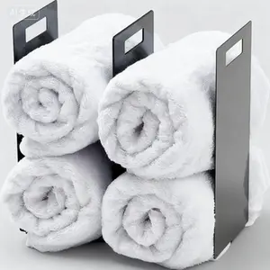 Interlocking Bathroom Shelf - Stackable Steel Storage Organizer - Reusable Space-Saving Design - Durable Towel Rack - Easy Assembly Shelving Unit