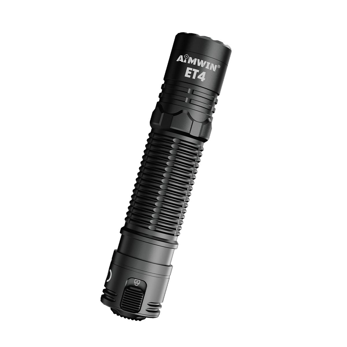 AIMWIN ET4 3500 Lumen EDC Flashlight, USB-C Rechargeable with Pocket Clip