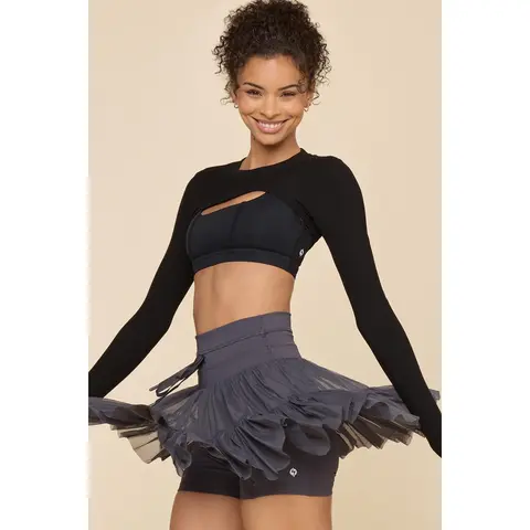 Pirouette Skort - Smoky Grey