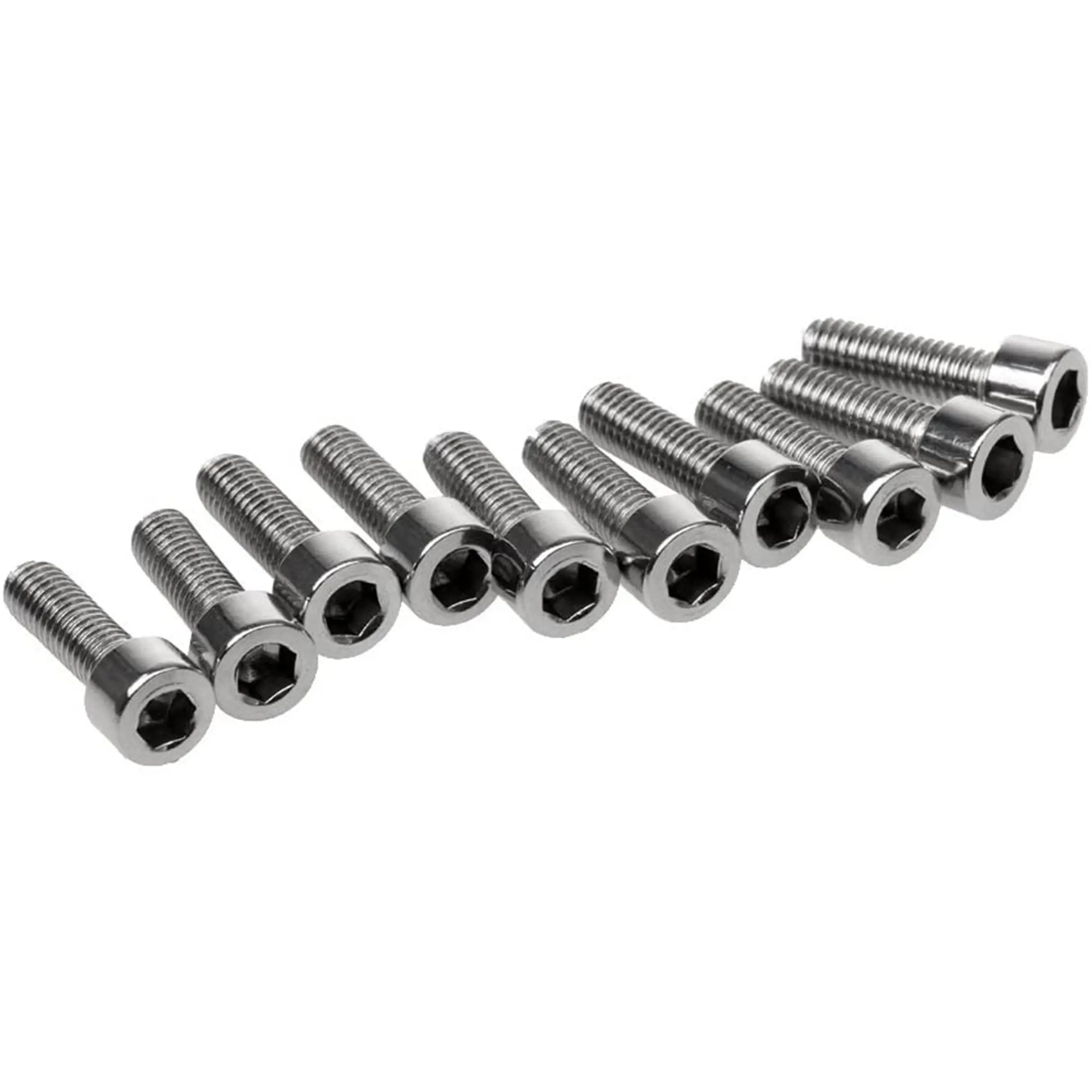 10Pcs M5*15 Stainless Bike Water Bottle Cage Bolts Holder Hex Socket Screws