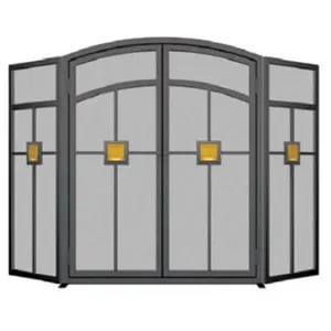 Panacea 15137 3 Panel Fireplace Screen