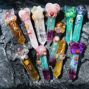 Natural Fluorite Wand Collection | Stunning Crystal for Display, Collectors & Crystal Lovers
