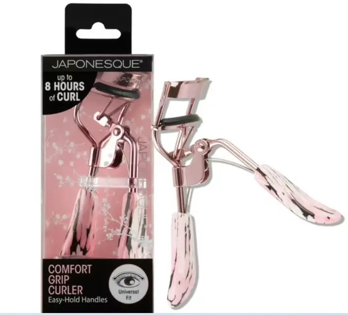 Japonesque Comfort Grip Curler Easy Grip, Extra Wide Opening. Carbon Steel