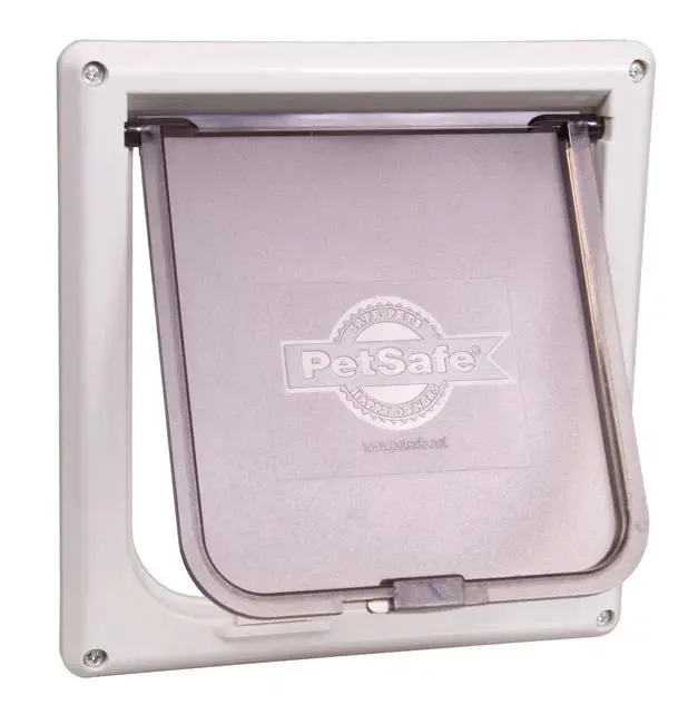 PetSafe - CC10-050-11 Interior 2-Way Locking Cat Flap - Pet Door | Transparent Cat Flap for Indoor Doors - Private Access for Cats & Small Dogs up to 15 lbs-  Fits Wood, PVC, Metal Doors - Easy Install - Made in USA