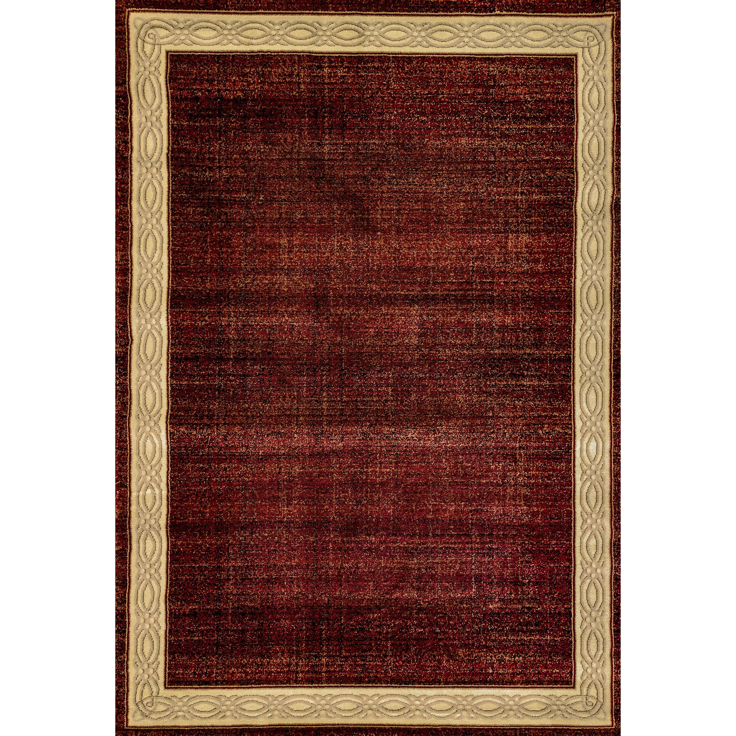 Dynamic Rugs Yazd 1770 Red Contemporary Machine-Made Rug