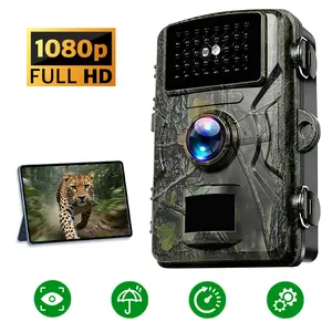 Trail Camera, 0.3s Trigger Speed, Waterproof Hunting Camera, IR Night Vision, 1080P Recording, Covert Scouting Camera for Deer Wildlife Cam, Hunting