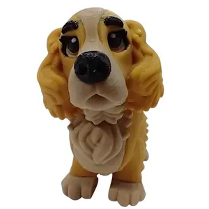 Cocker Spaniel Dog 3D Printed Articulating Figurine